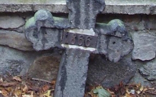 Kříž nad židovským hřbitovem