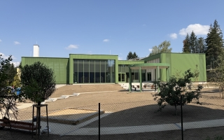 Výstavní sál městské knihovny ve Velkém Meziříčí