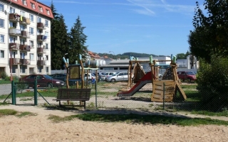 Dětské hřiště  v ulici Hornoměstská