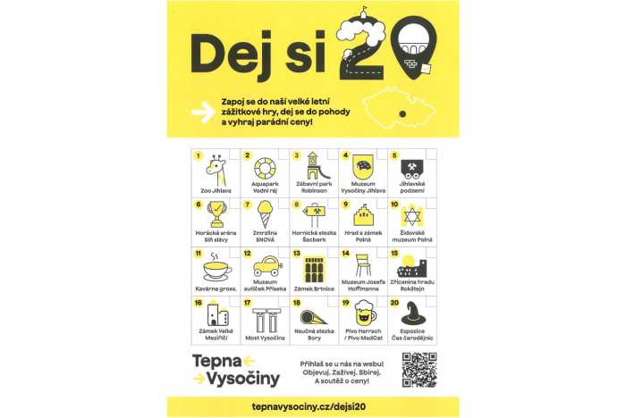 Soutěž s Tepnou Vysočiny - Dej si 20