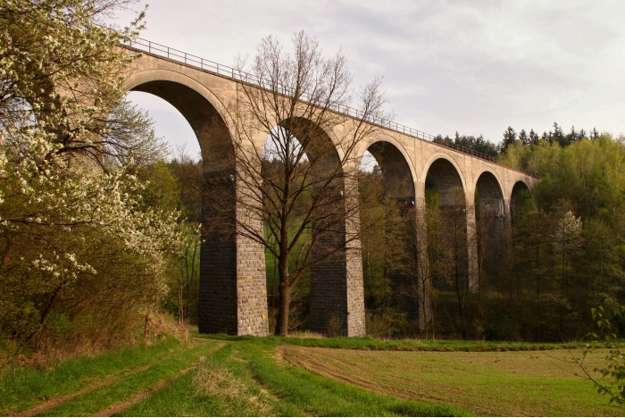Železniční most v Potokách II. u Velkého Meziříčí