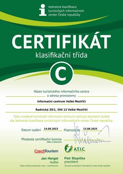 certifikat-Informační centrum_Velké_Meziříčí_3